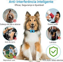 PetzCore™ Coleira Antilatido Inteligente Recarregável USB | Treinamento com Som e Vibração para Cães