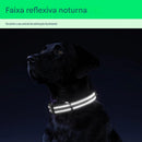PetzCore™ Coleira para AirTag com Faixa Refletiva | Segurança e Localização para Cães
