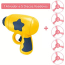 PetzCore™ Lançador Interativo de Discos para Gatos | Brinquedo de Caça com Mini Frisbee