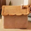PetzCore™ Cama Casinha Aconchegante para Cães e Gatos