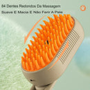 PetzCore™ Escova a Vapor 3 em 1 para Pets | Remove Pelos e Massageia