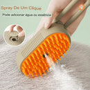 PetzCore™ Escova a Vapor 3 em 1 para Pets | Remove Pelos e Massageia
