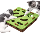 PetzCore™ Labirinto Interativo de Feltro para Gatos | Caixa com Bolinhas e Arranhadores