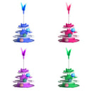 PetzCore™ Brinquedo Interativo Giratório para Gatos | Torre com Bolinha e Haste Divertida