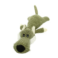 PetzCore™ Brinquedo de Pelúcia com Som para Cães | Mordedor Resistente Leão, Lobo ou Elefante