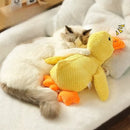 Brinquedo pato de pelúcia com som para cães