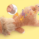 PetzCore™ Brinquedo de Pelúcia com Som para Cães | Mordedor Resistente Leão, Lobo ou Elefante