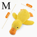 Brinquedo pato de pelúcia com som para cães