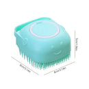 PetzCore™ Escova de Banho em Silicone com Dispenser de Shampoo para Cães e Gatos