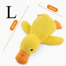 Brinquedo pato de pelúcia com som para cães