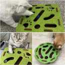 PetzCore™ Labirinto Interativo de Feltro para Gatos | Caixa com Bolinhas e Arranhadores