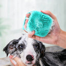 PetzCore™ Escova de Banho em Silicone com Dispenser de Shampoo para Cães e Gatos