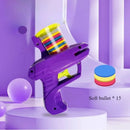 PetzCore™ Lançador de Discos para Gatos | Brinquedo Interativo com 15 Discos de Espuma