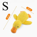 Brinquedo pato de pelúcia com som para cães