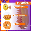 PetzCore™ Escova Elétrica com Spray para Cães e Gatos