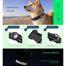 PetzCore™ Coleira para AirTag com Faixa Refletiva | Segurança e Localização para Cães